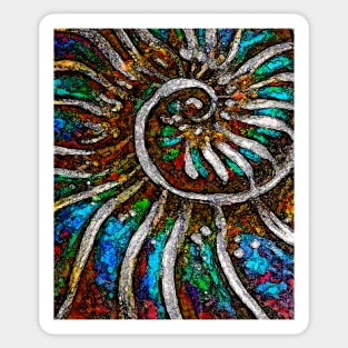 Ammonite Core Sticker